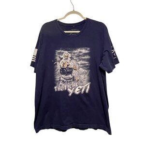 Grunt Style T‎ Shirt Mens XX Large 2XL Blue Tactical Yeti Graphic Tee USA 1776